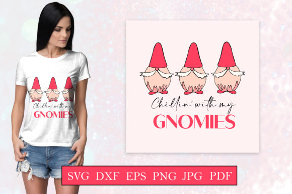 Reviewing Chillin with My Gnomies for Valentine Embroidery