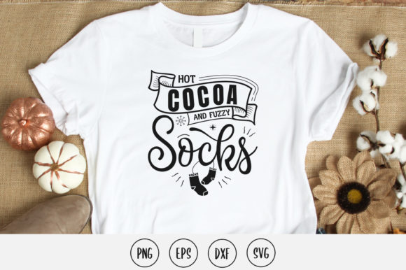 Reviewing Hot Cocoa and Fuzzy Socks Svg Design