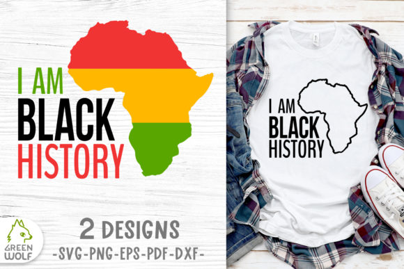 Reviewing the I Am Black History SVG Design