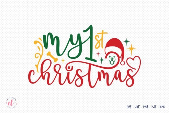 Reviewing the My 1st Christmas SVG Dog Design